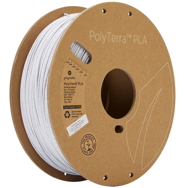 Polymaker PolyTerra PLA - Marble White - 1.75mm - 1kg